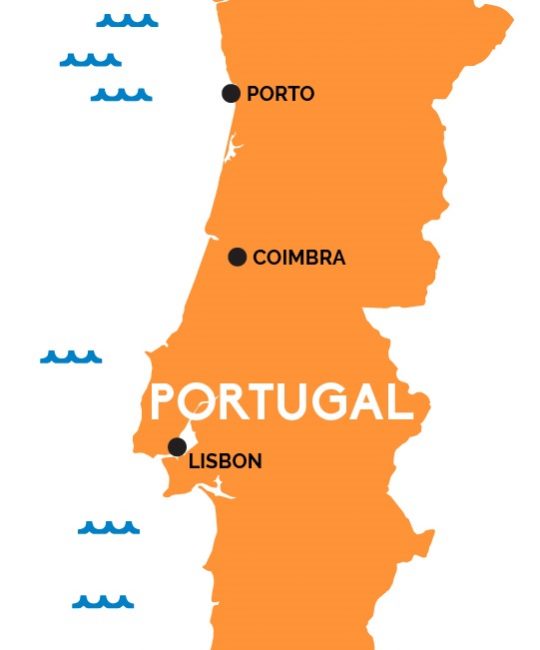 PORTUGAL-map PORTUGAL-map